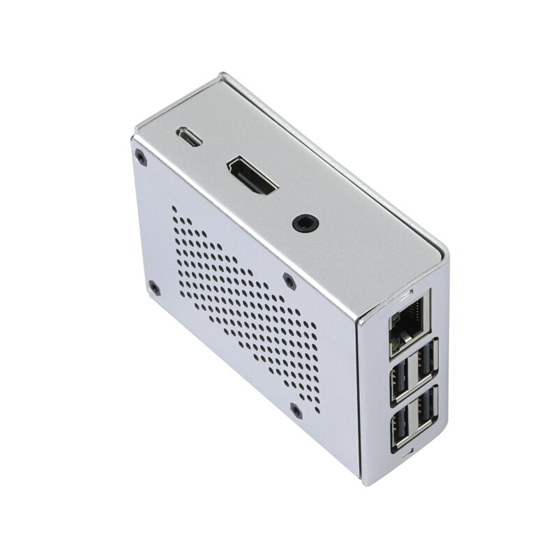Latest Raspberry Pi 3 Model B Plus Aluminum Case Metal Enclosure Hanging Bracket VESA Mounted also for RPI 3B+/RPI 3