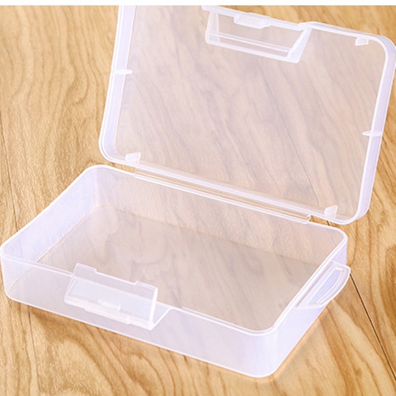 1pcs Snap-on Mini PP Empty Box Plastic PP Transparent Empty Box with Cover Plastic Box Packaging Parts Storage Box