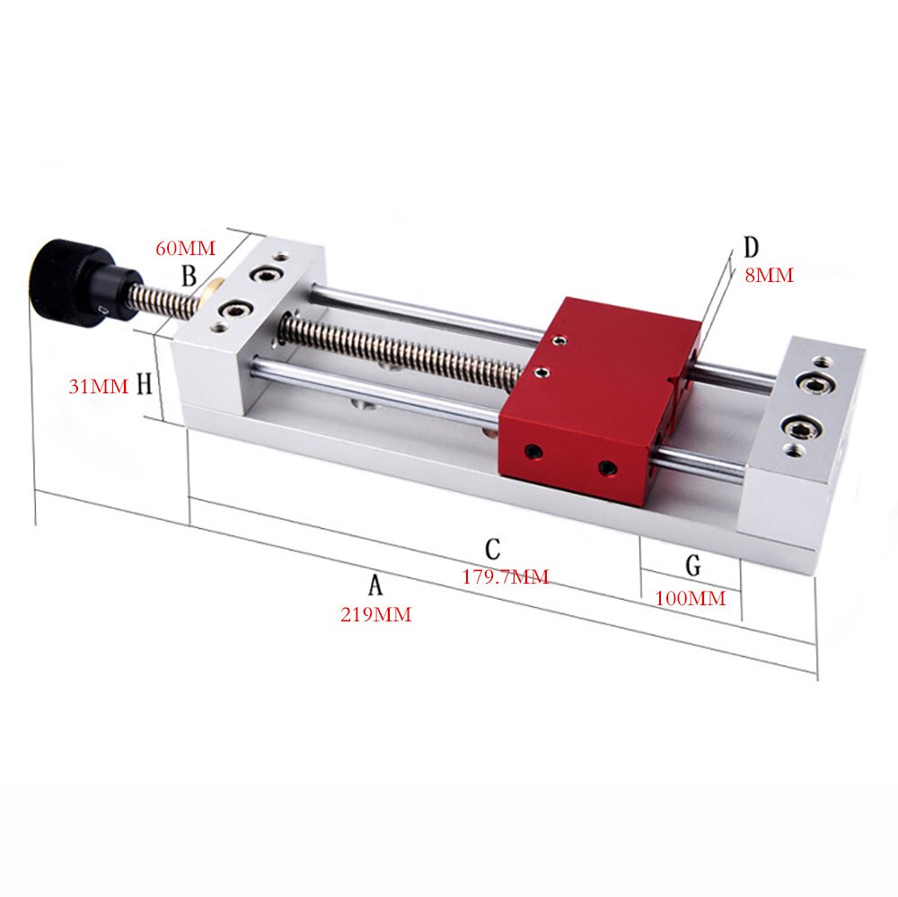 Multi-Function Mini Vise Flat Vise Tool Fixture Fixed Clamp For Engraving Machine 100MM