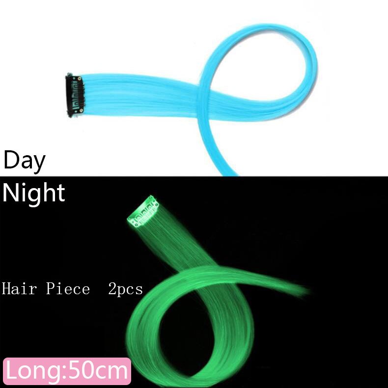 Cuerda trenzada para el pelo para mujer, banda para el pelo con degradado de Hip Hop, diadema, tocado, cinta para niños: Blue Hair Piece