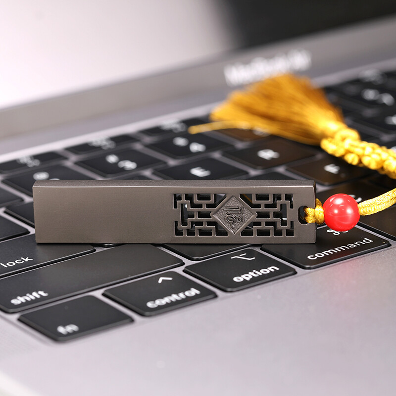 BINFUL Metall Ich bin chinesischen Stil USB 512 GB 256 GB 16 GB 32 GB 64 GB U-Disk Kreatives USB-Blitz-Laufwerk USB-Stock-Laufwerk Blitz Individuelles Logo: Schwarz / 4GB