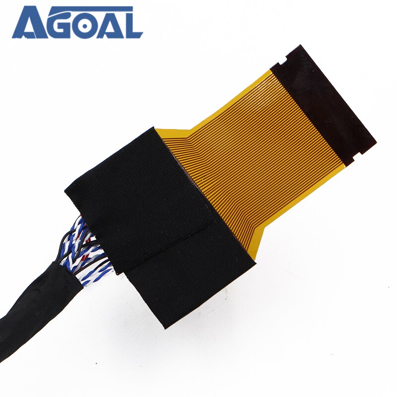 FFC LVDS Cable 2 ch 8-bit 51 pins 51pin dual 8 cable flexible flat cable For LED panel V400HJ6-PE1 550mm Universal LCD Controlle