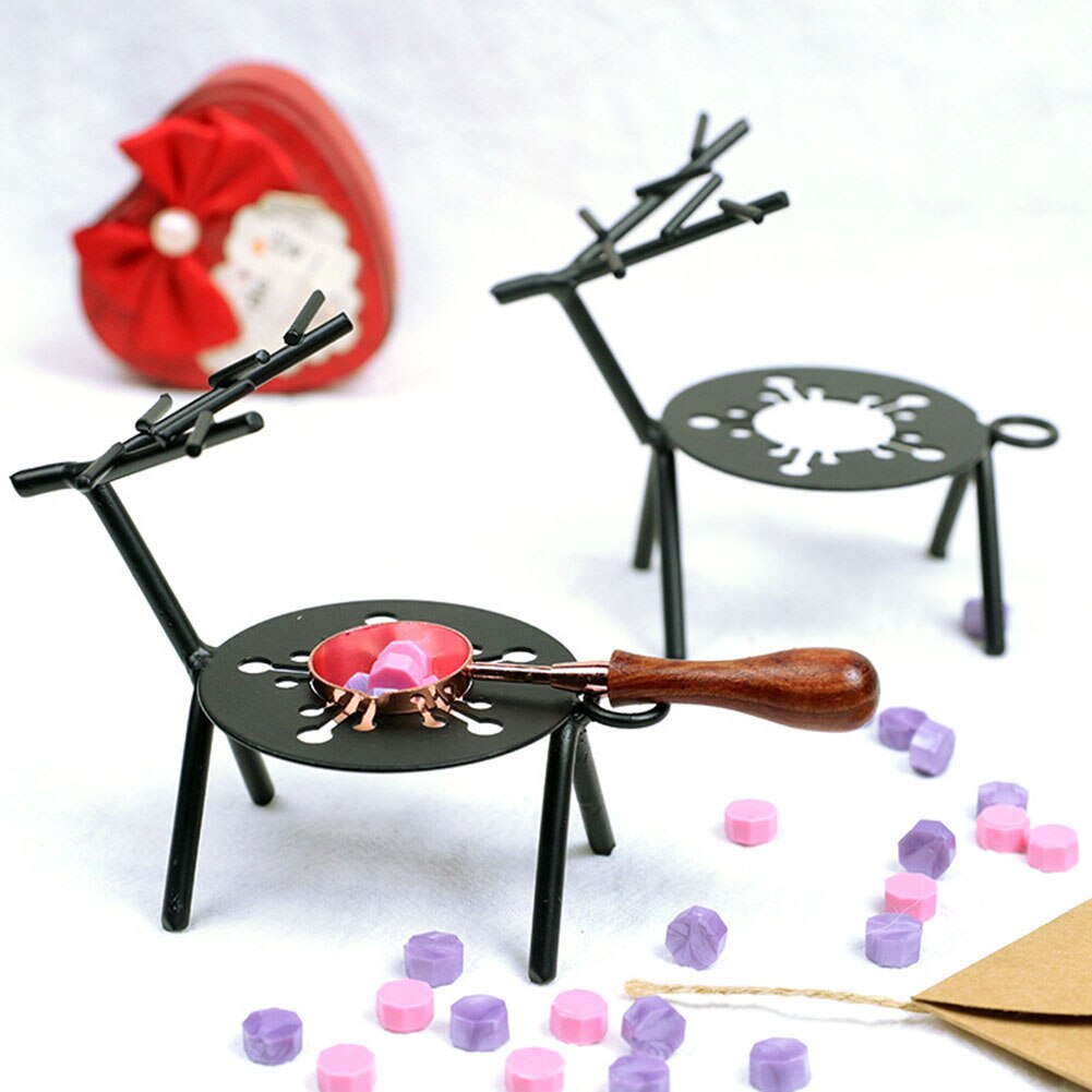 Retro Sealing Wax Furnace Stove Tripod Fire Paint Wax Seal Stamp Stick Warmer Wax Furnace Stove Pot Melting Glue DIY Craft: Furnace Stove 20