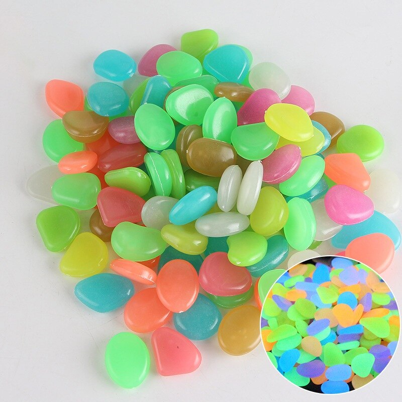Luminous Stone Glow in the Dark Garden Pebbles Glow Stones Rocks For Walkways Garden Path Patio Lawn Yard Decor Luminous Stones: Q