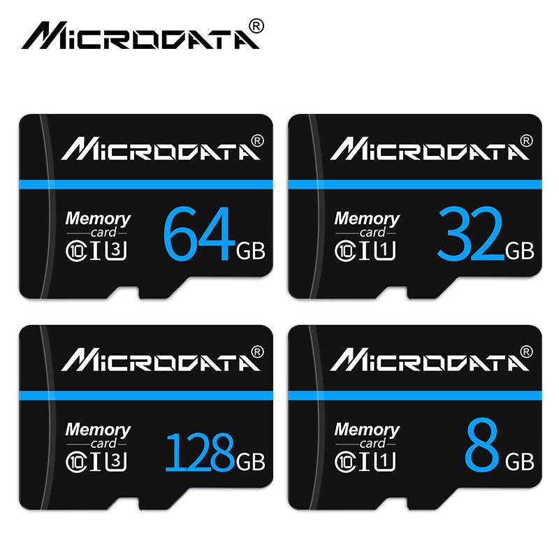 Klasse 10 Micro Sd Kaart 32Gb 64Gb 128Gb Flash Memory Mini Tf Kaart Cartao De Memoria Sd kaart 4Gb 8Gb 16Gb Met Adapter