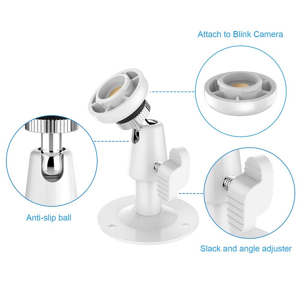 Security Wall Mount Sensor Metal Security Camera Bracket Indoor Mount Bracket 360 Degree Rotation VH99