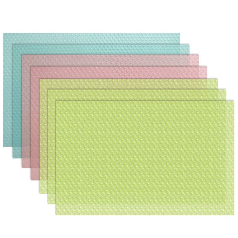 AKINLY 9 Pack Koelkast Matten, Wasbare Koelkast Matten Liners Waterdichte Koelkast Pads Mat Planken Lade Tafelmatten Koelkast Liners voor Planken, 3Rood/3Groen/3Blauw AKINLY 9 Pack Koelkast Matten, Wasbare Koelkast Matten Liners Waterdichte Koelkast Pads Mat Planken Lade Tafelmatten Koelkast Liners voor Planken, 3Rood/3Groen/3Blauw