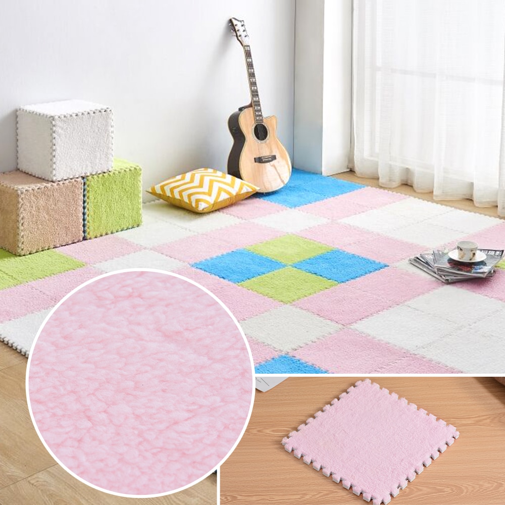 30*30Cm Puzzel Mat Baby Speelkleed Splicing Slaapkamer Zachte Vloer Magic Patchwork Tapijt Splice Woonkamer Slaapkamer pad