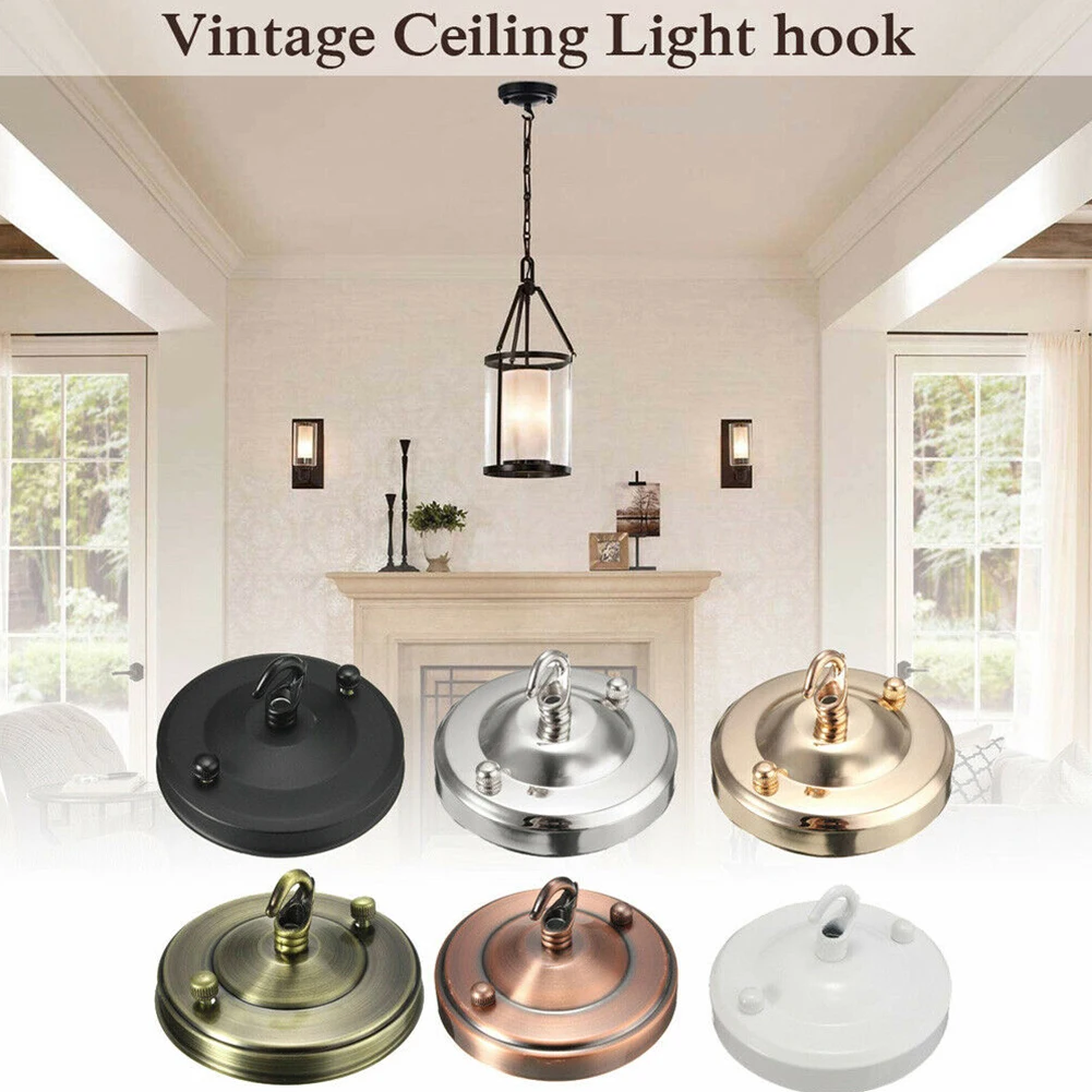 Lamp Onderdelen Plafond Plaat Houder Montage Haak Licht Woonkamer Hanger Plaat Vervanging Rose 10.5*6Cm Cafe Kroonluchter