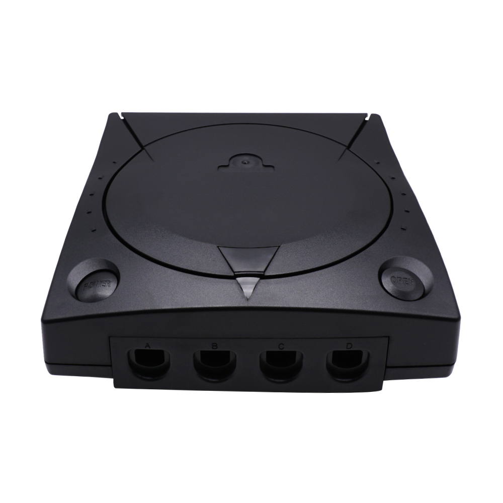 RetroScaler-carcasa de plástico de CC para consola de videojuegos Dreamcast, caja transparente, repuesto: Azul oscuro