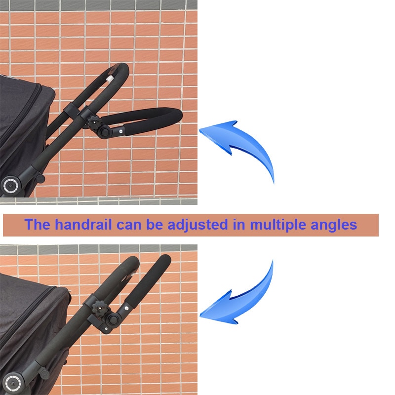 Baby Kinderwagen Zubehör Verlängern Griff Hailrail Stoßstange Für Yoyo Cybex Eezy S/S +/Twist und Bugaboo Biene 6 Biene 5 Biene 3