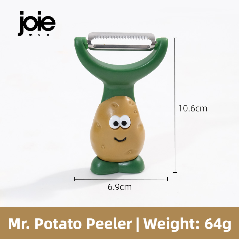 Joie Potato Peeler Stainless Steel Peeler Fruit Vegetable Peeler Multifunction Grater Peeler Slice Home Kitchen Tool: army green