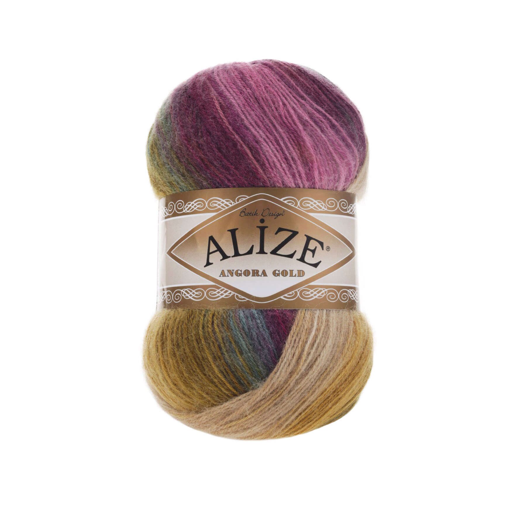 Draad 1 Pack ( 5 Ballen) alize Angora Gold Batik Hand Breien Garen (% 20 Wol % 80 Acryl) 100 Gram 550 Mt Haak Tool Kit: 4341
