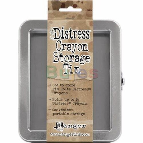 Tim Holtz Mini Nood Inkt Opslag Tins, Ranger Tholtz Distress Krijt Tin, Ranger Nood Spray Tin: Crayon Tin