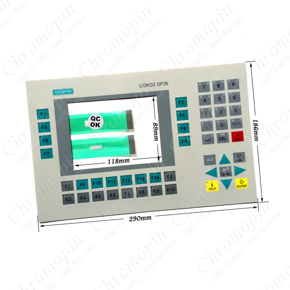 Membraan toetsenbord voor 6AV3525-7EA01-0AX0 6AV3 525-7EA01-0AX0 6AV3525-1EA01-0AX0 6AV3 525-1EA01-0AX0 OP25