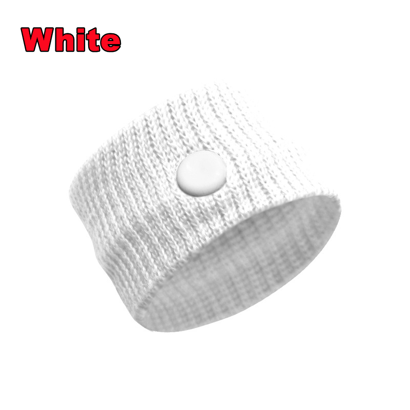 Muñequeras de seguridad deportivas, soporte para muñeca, mareo, anti-movimiento, muñequeras de seguridad, anti náusea, 4/2/1 ud.: S / Blanco