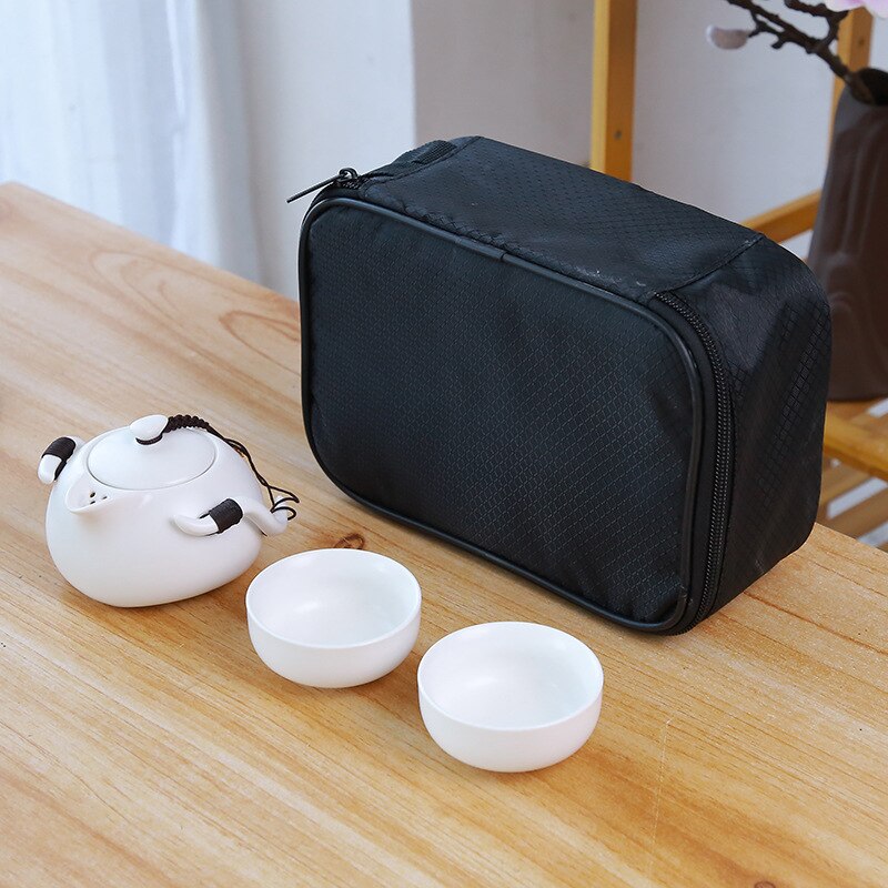 Ceramic teapot kettle gaiwan Chinese Travel Ceramic tea cup for puer chinese tea pot portable tea set drinkware: 04