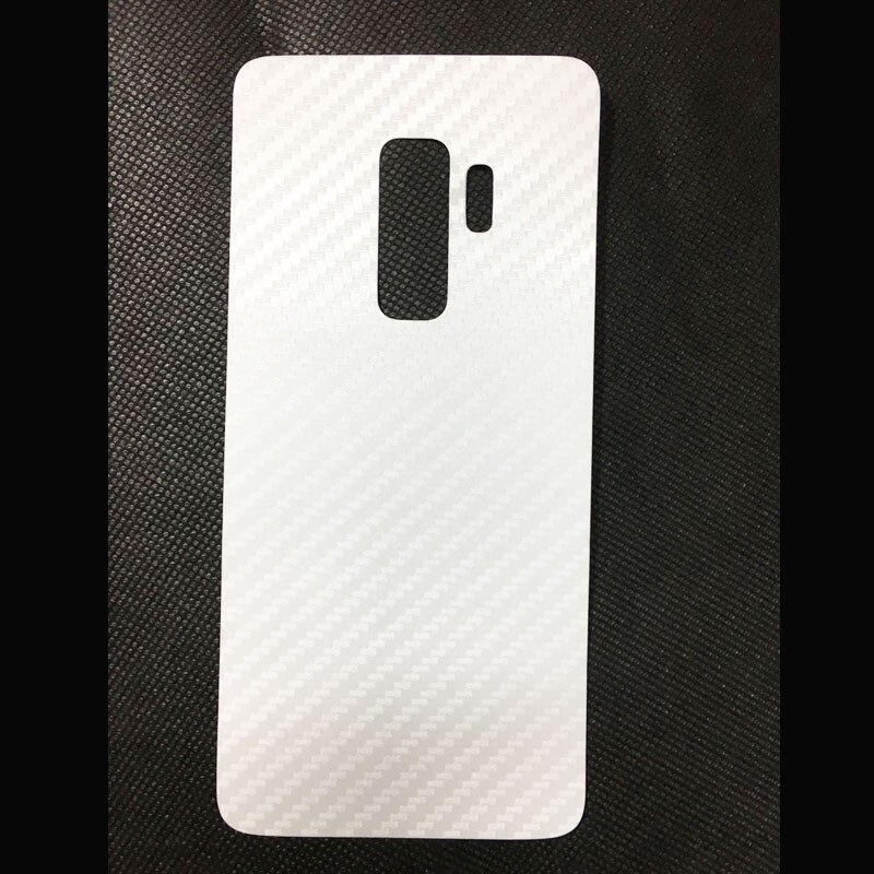 5 uds pegatina para Samsung S10 Lite S9 S8 Plus Galaxy Note 9 Note 8 película protectora trasera Anti-huella digital mate fibra de carbono piel