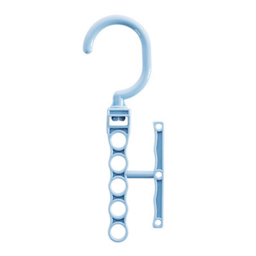 Praktische Magic Hanger Haak Space Saver Wonder Closet Organizer Hanger Winddicht Kleding Kleerhanger Garderobe #50G: Blue