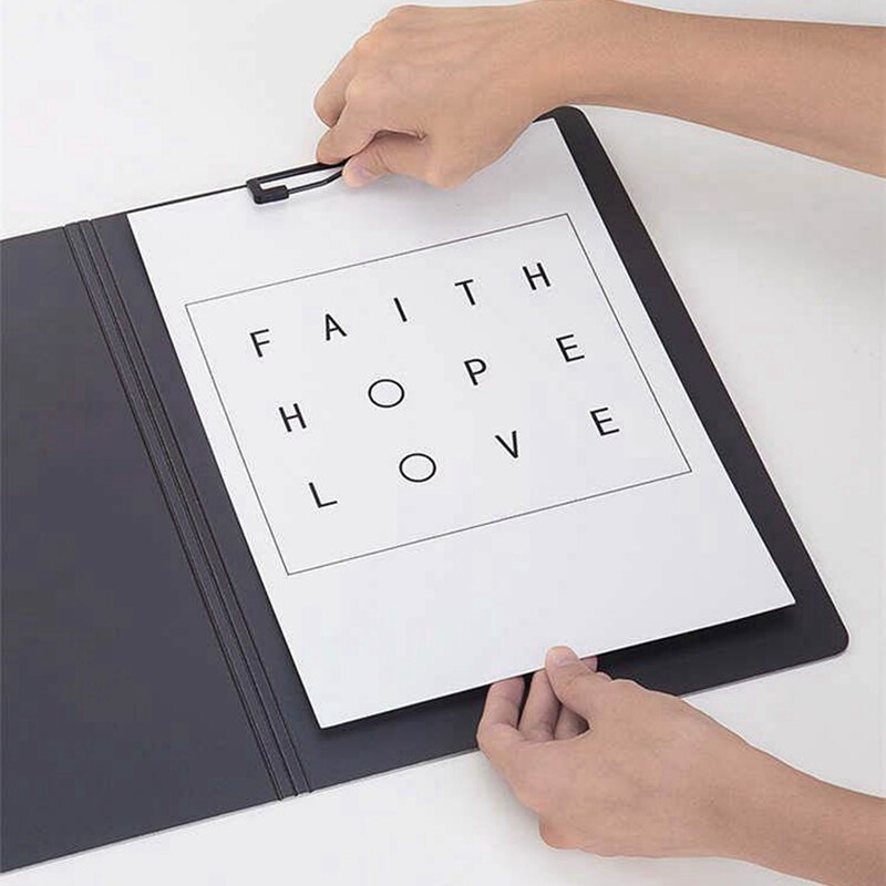 Deli 5011 5016 A4 File folder Writing pads clipboard PP foam board 325x245x11mm A4 file forlder board