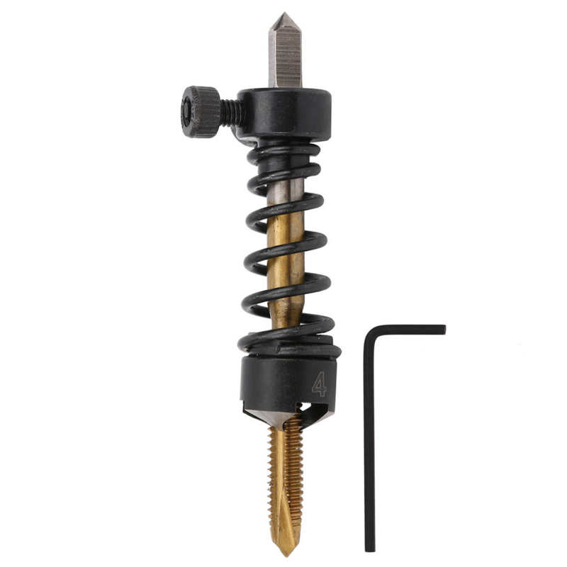 Hand Tools schaar High‑speed Steel Tapping Chamfer Straight Flute Screw Tap Chamfering Machine for Lathe tijeras scissors: M4 x 0.7