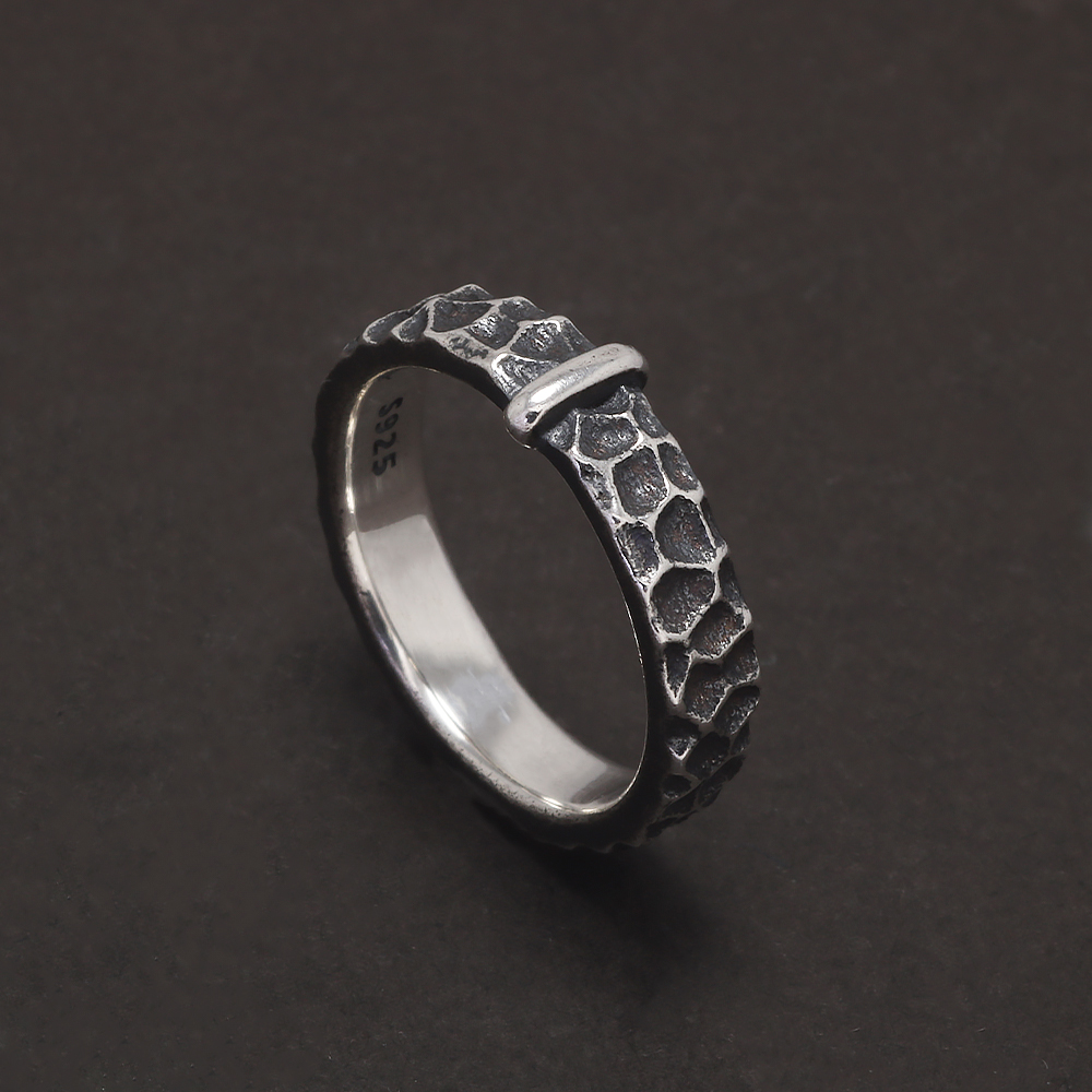 Anillo Outlander Claire de Plata de Ley 925 auténtica para mujer y hombre, banda de boda Vintage, joyería de programa de televisión de película, para aniversario