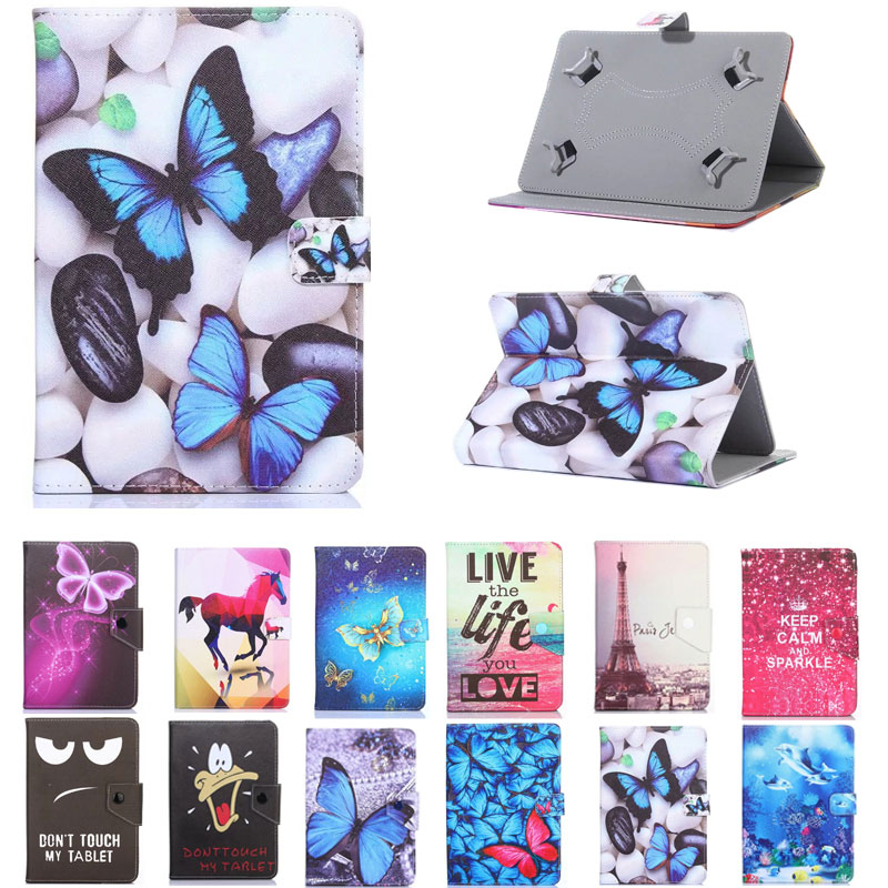 Uniwersalny skórzany pokrowiec na Tablet Prestigio Grace 4791 4G (10.1 ") tablet PC 10.1"