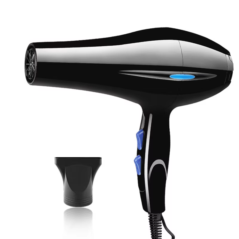 Secador de pelo de 2200W, equipo , secador de pelo de gran potencia para peluquería, herramienta de salón de barbería, secador de pelo 2025: EU