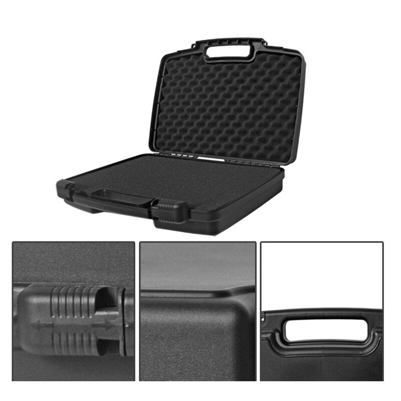 Plastic Safety Box Tool Case Hardware Toolbox Impact Resistant Box Instrument Tool Case with Pre-cut Foam 430x310x100mm