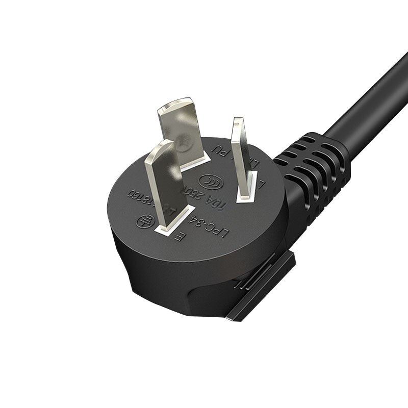 3-Pin Plug 18/17/15AWG Stekker Met Blote Staart 10A High-Power Pure koperen Elektrische Boor/Snijmachine Netsnoer