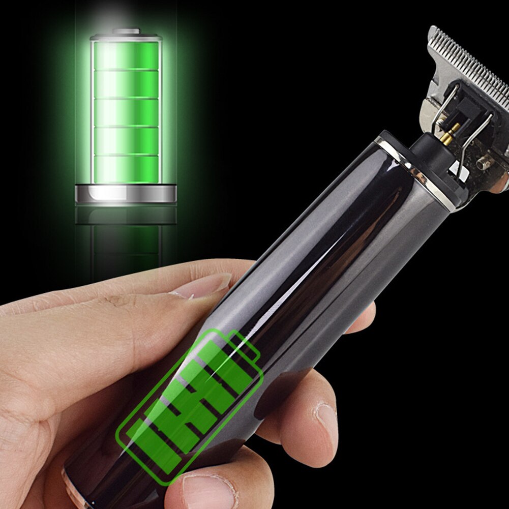 Cordless Electric Rechargeable Hair Trimmer Waterproof Hair Clipper Haircut with LCD Digital Display t6