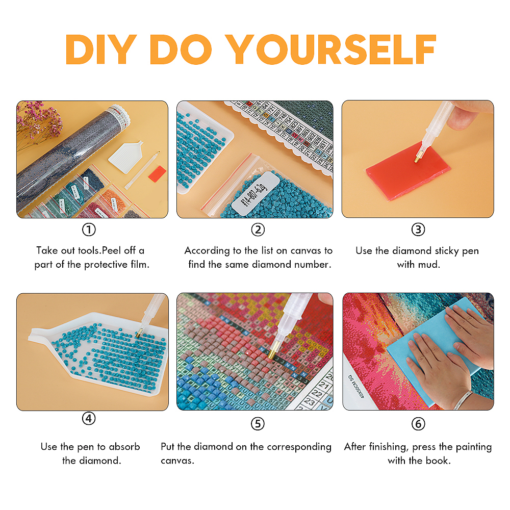 DIY 5d Schloss Schnee ansicht Diamant malerei Voll diamant Mosaik Kreuz Stickerei Dekoration hängende Malerei, 30x40cm gerahmt