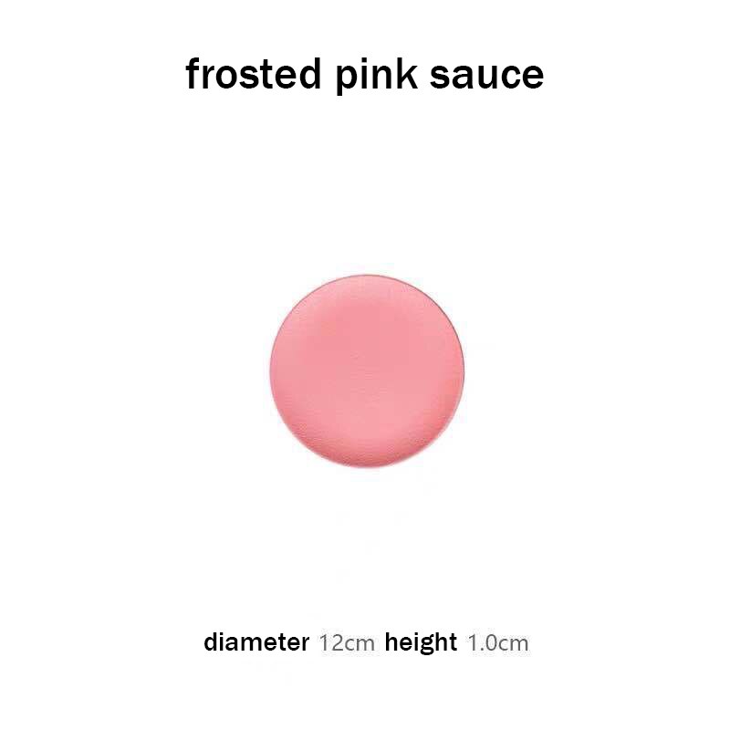 4 Sizes Matte Pink Plates Dinnerware Dishes for Serving Modern Plate Sets Dinner Set Japanese Tableware Plates Food Bone China: frosted Flavor