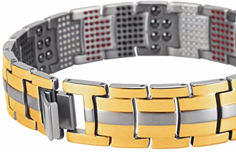 Bracelet magnétique 4 en 1 pour femmes et hommes, bijoux de , aide au sommeil, thérapie magnétique,