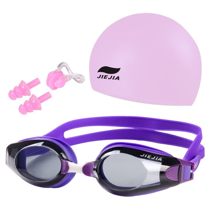 Waterproof and anti-fog swimming glasses, myopia goggles, uv goggles, adjustable silicone goggles, silicone swimmin