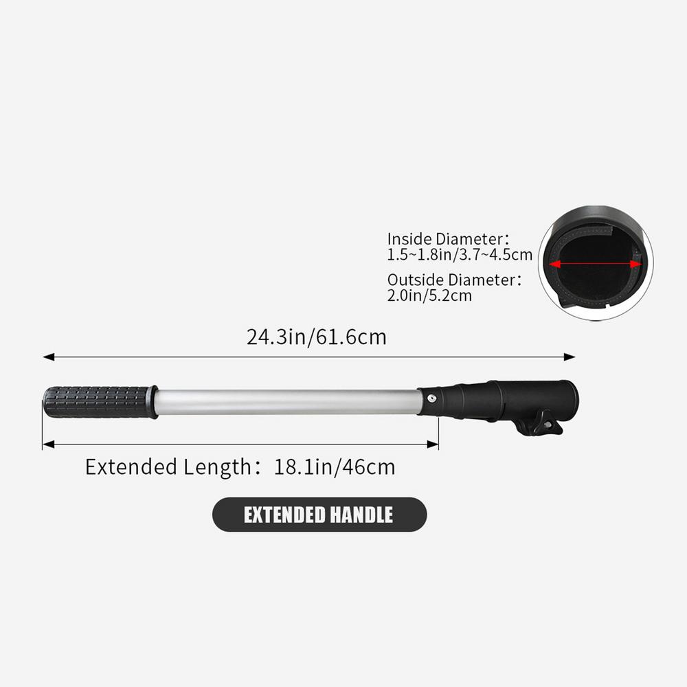Tiller Handle Extension For Outboard Aluminum Trolling Motor Extension Handle Outboard Tiller Extension Non-slip Outboard Tiller: Default Title