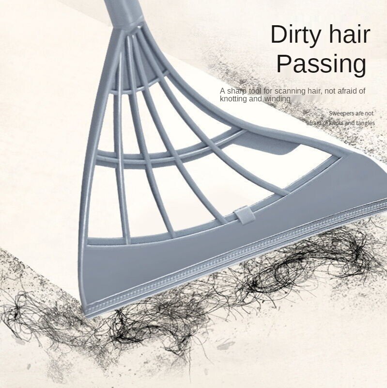 Adjustable Retractable Magic Broom Sweeping Brush Silicone Mop Household Floor Cleaning Broom Floor Wiper Sweeping Brush