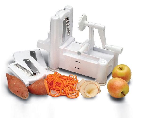 Handy Vegetable Spiralizer Fruit Slicer DIY Kitchen Tools 304 Stainless Steel Blades Manual Peeler