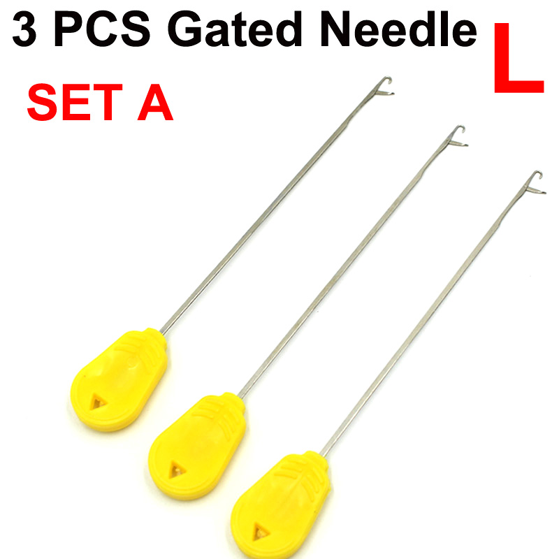 3PCS Carp Fishing Accessories for Carp Rig Fishing Carp Material Chod Zig Rig Tool carp feeder fishing equipment: WHITE