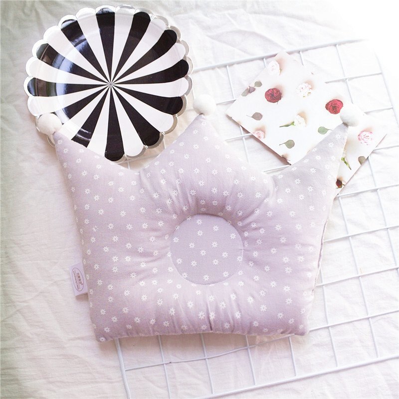 bébé façonnage oreiller prévenir tête plate nourrissons couronne forme Dot imprimer pur coton dormir literie chambre oreillers: Style 4