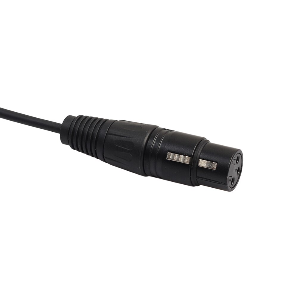 XLR Y-Splitter Cable, 3Pin Male Plug To Dual 2 Female Microphone Cable 1ft