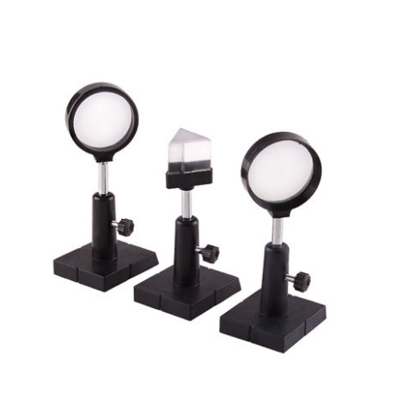 Lente convessa Lente Concava prisma impostato Lente Prisma e la Staffa di Scuola Ottica Fisica Sperimentale Attrezzature Aula Forniture