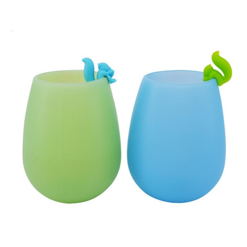 1/5pcs Cute Squirrel Shape Tea Bag Hanging Tea Infuser Cup Clip Colorful Recognizer Tea Bag Recognizer Party Supplies Barware
