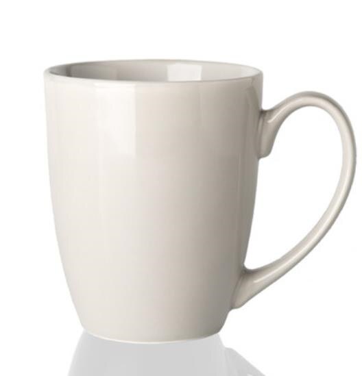 Tasses à café en porcelaine, en céramique, simples, colorées, pour le bureau, articles ménagers, couleur bonbon, pour le petit déjeuner, pour le lait: White