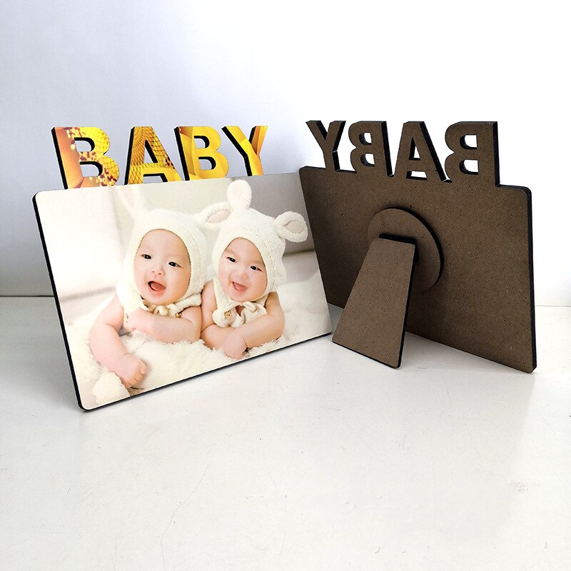 4 stk/parti sublimeringsemner mdf fotoplate tag utskrift sublimering blekkoverføring utskrift diy 180*150*5mm