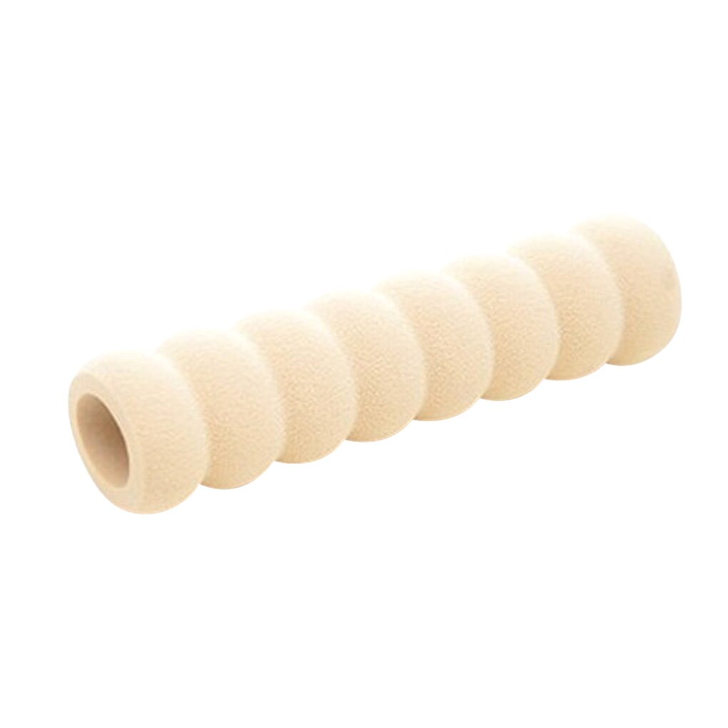 Mehrere Farben Spirale Tür Griff Abdeckung Praktische Anti-Kollision Schaum Tür Knopf Ärmel flexibel Knopf Abdeckung: 1 Stck Beige