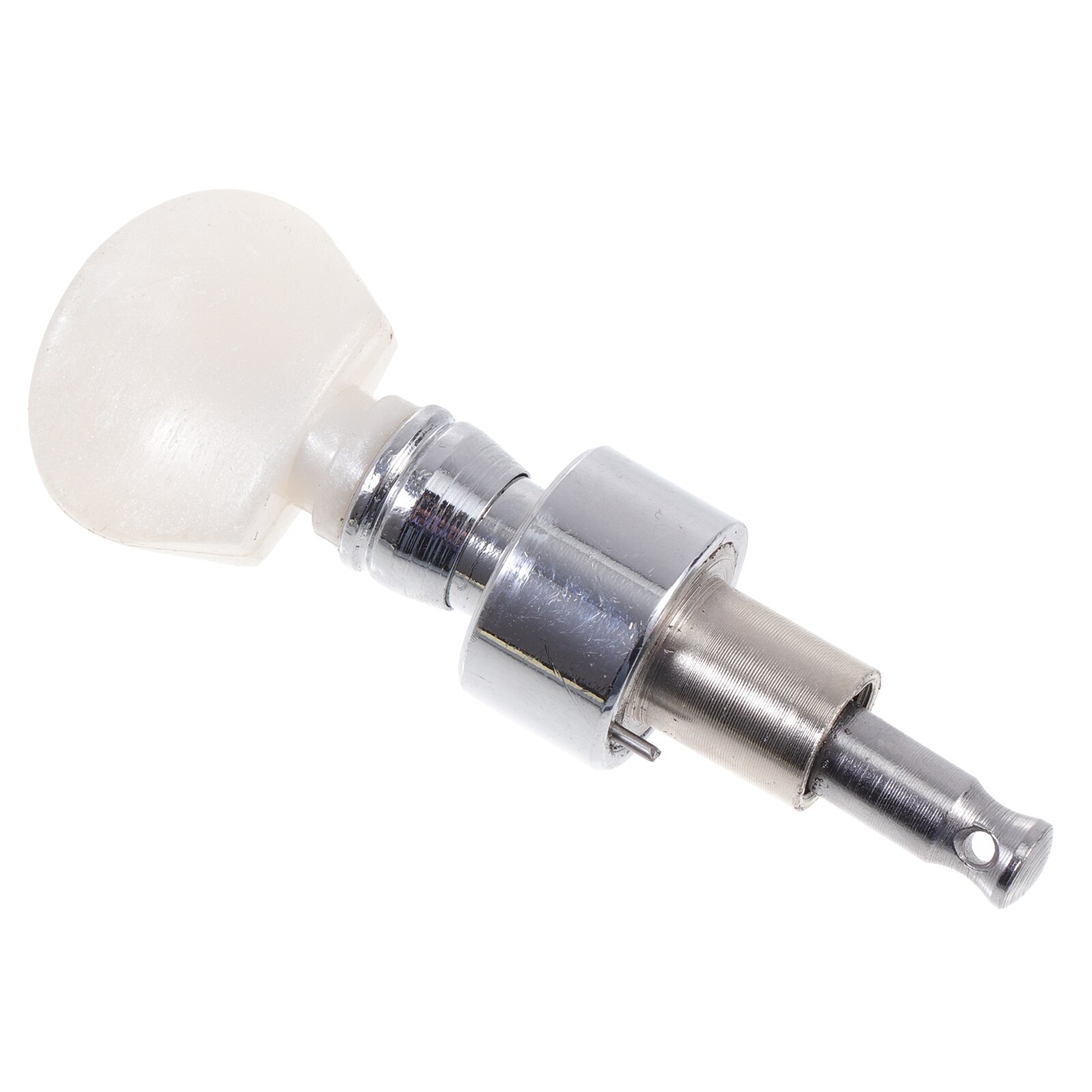 1 Pc Alloy Banjo Tuning Button Locking Tuner Lock String Sealed Tuning Key Peg (White): Default Title