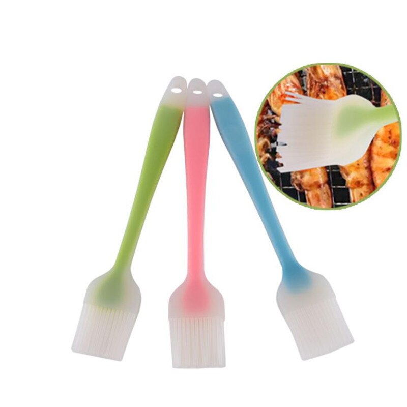 Pincel de silicona para repostería, brocha aplicadora de aceite para repostería de pan pastel, herramientas de cocina de seguridad para parrilla de barbacoa