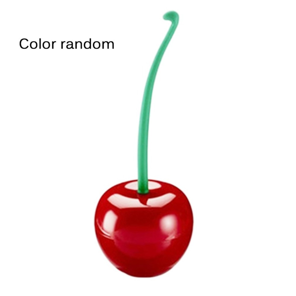 Mooie Cherry Vorm Toilet Borstel Toiletborstel & Houder Set Mooie Cherry Vorm Wc Borstel
