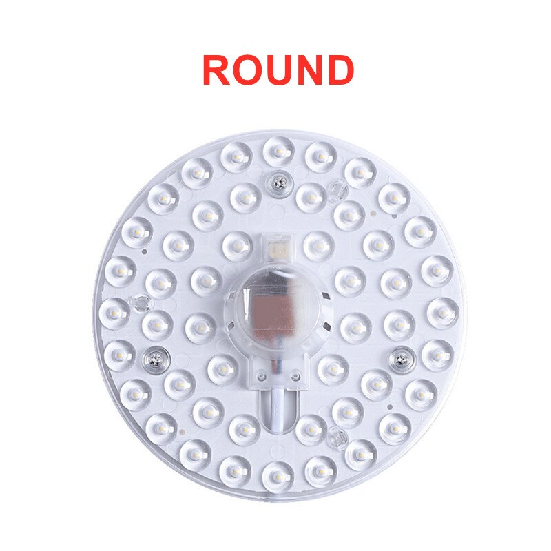 Anillo de luz circular con PANEL LED, lámpara de techo redonda, decoración de techo, SMD2835, 12W, 18W, 24W, 36W, CA 220V, novedad: Round / Warm white 36W 220V